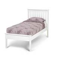 Heather 180Cm Hevea Bed Opal White