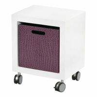 Moc Croc Aubergine Cube Cabinet