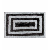 Rug Black White Medium