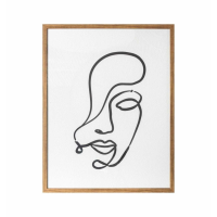 Line Drawing Framed Print