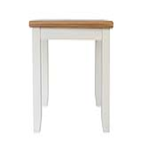 Modern Light Oak Top White Painted Flip Top Kitchen Dining Room Table 78 x 85cm