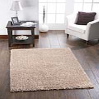 Origins Chicago Latte Shaggy Rectangular Floor Rug 160x230cm Hand Tufted