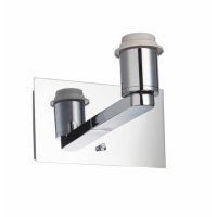 USB Wall Light Chrome Effect