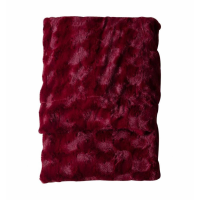 Fur Throw Claret
