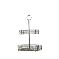 Grey Barton Wire Cake Stand Small