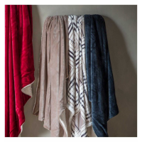 Sherpa Throw Taupe And Grey