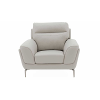 Vitalia 1 Seater Fixed Light Grey