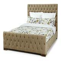 Lillian 150 Cm Fudge Upholstered Bed