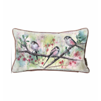 Tits Watercolour Cushion