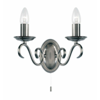 Wall Light Antique Silver