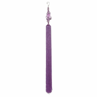 Lilac Long Tassel With Crystal