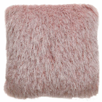 Value Unfilled Glittered Pink Shaggy Cushion