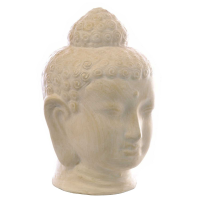 White Buddha Head