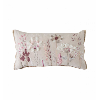 Embroidered Cushion Blush