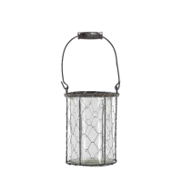 Black Itlay Lantern Large