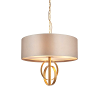 Medium Gold Mink 3 Pendant Light GoldMink