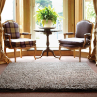 Rug Guru Modern Rectangular Viscose Imperial Mid Mix Shaggy Wool Rug 200x300cm