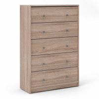 May Chest of 5 Drawers in Truffle Oak