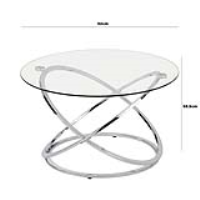 Value Rizzo Chrome Coffee Table