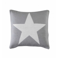 Knitted Cushion Grey