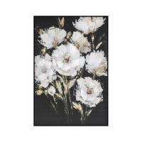 Peonies Framed Canvas