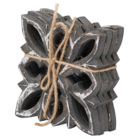 Sass Set Of 4 Antique Metallic Coasters