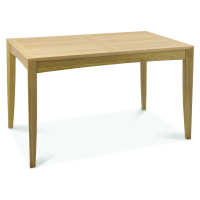 Modern Style Bergen Oak Wood 4 to 6 Rectangular Extending Dining Room Table 77 x 130cm
