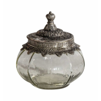 Lidded Jar Small Clear