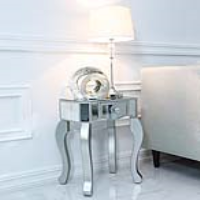 Sophia Silver 1 Drawer End Table