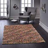 Origins Rocks Modern Rectangular Pure Wool Shaggy Floor Rug Multicolour 160x230cm