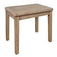 Solid Oak 1.3m Large Rectangular Extending Kitchen Dining Room Table 130 to 180cm 6 Seater Tapered Legs