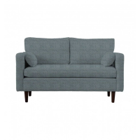 Retro Style Ferroli Carolina Textured Chenille Upholstered Living Room 2 Seater Sofa 88x146cm