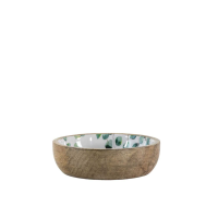 Green Natural White Eucalyptus Nibbles Bowl Small