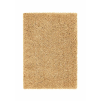 Origins Chicago Ochre Yellow Shaggy Floor Rug 160x230cm Hand Tufted
