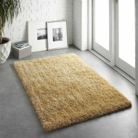 Origins Chicago Ochre Yellow Hand Tufted Polyester Shaggy Floor Rug 200x290cm