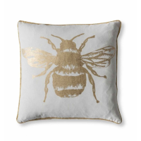 Bee Cushion Gold