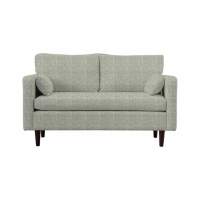 Retro Style Ferroli Spring Textured Chenille Upholstered Living Room 2 Seater Sofa 88x146cm