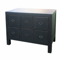 Black Bedside Cabinet