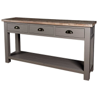 The Oxley Collection Three Drawer Console Table