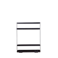 Matt Black Metal Bathroom Storage Shelves