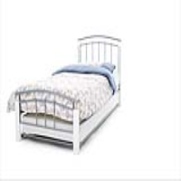 Gust 90 Cm Silver Metal Guest Bed