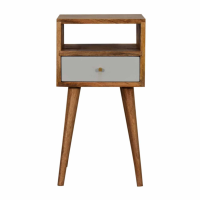Sky Blue Hand Painted Petite Bedside
