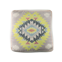 Green Haiti Global Dia Pouffe Multi