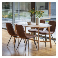 Modern Oval Light Oak Wood Dining Room Kitchen Table 180cm 6 Seater