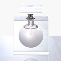 Small Square Crystal Decorative Perfume Bottle