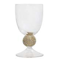 Milano Tumbler With Gold Diamante Ball