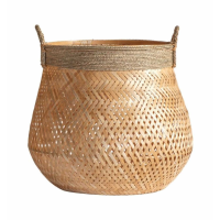 Bamboo Set of 2 Baskets