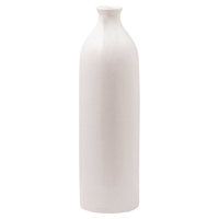 White Crackle Glazed Ceramic Flower Vase 18cm Diameter 51cm Tall