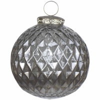 The Noel Collection Smoked Midnight Honeycombe Bauble