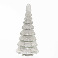 The Noel Collection Tiered Decorative Medium Glass Tree